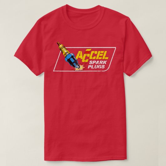 Accelスパークプラグ Tシャツ (デザイン正面)