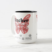  Accent Coffee Mug (15oz) Schoolteacher's Flig ツートーンマグカップ (正面左)