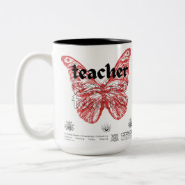  Accent Coffee Mug (15oz) Schoolteacher's Flig ツートーンマグカップ