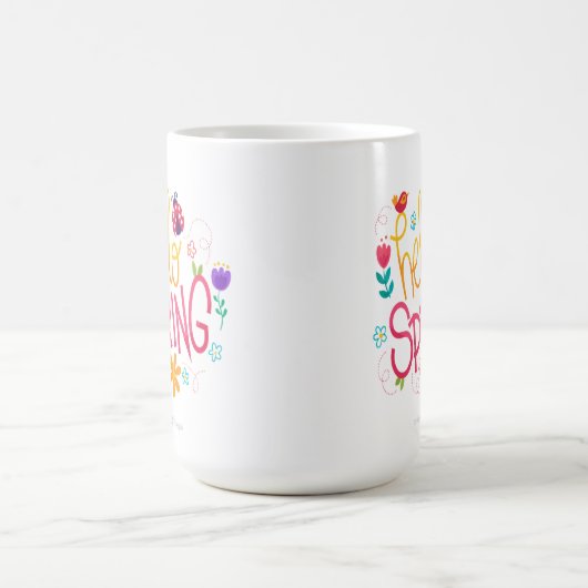 accent mug 11oz happy spring easter コーヒーマグカップ (中央)