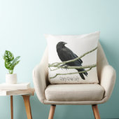 Accent Pillow熱狂するなカラスの女性 クッション (椅子)