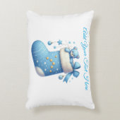 Accent Pillow- Baby/Kids Editable Xmas Pillow アクセントクッション (正面(垂直))