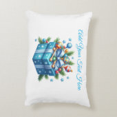 Accent Pillow- Editable Baby/ Kids Pillow アクセントクッション (裏面(縦))