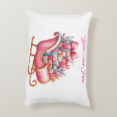 Accent Pillow-Editable Kids/Baby Xmas Pillow アクセントクッション (裏面(縦))