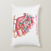 Accent Pillow-Editable Kids/Baby Xmas Pillow アクセントクッション (正面(垂直))
