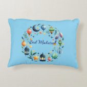 Accent Pillow-Eid Mubarak Accent Pillow アクセントクッション (裏面)
