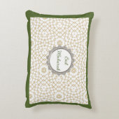 Accent Pillow-Eid Mubarak Accent Pillow アクセントクッション (裏面(縦))