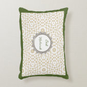 Accent Pillow-Eid Mubarak Accent Pillow アクセントクッション (正面(垂直))