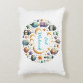 Accent Pillow-Eid Mubarak Wreath Accent Pillow アクセントクッション (正面(垂直))