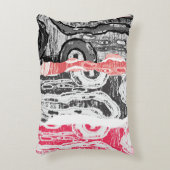 Accent Pillow – Friction Lands Abstract Design アクセントクッション (正面(垂直))
