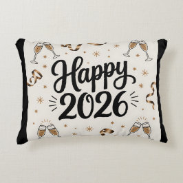 Accent Pillow-Happy New Year 2026 アクセントクッション