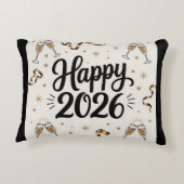 Accent Pillow-Happy New Year 2026 アクセントクッション (裏面)