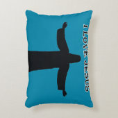 Accent Pillow  i love jesus  アクセントクッション (正面(垂直))