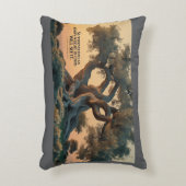 Accent Pillow-Islamic Olive Tree Pillow アクセントクッション (正面(垂直))