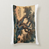 Accent Pillow-Islamic Olive Tree Pillow アクセントクッション (正面(垂直))