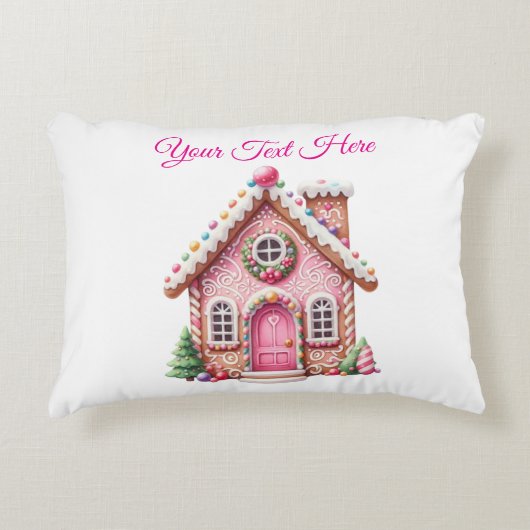 Accent Pillow-Kids/Baby Xmas Editable Pillow アクセントクッション (正面)