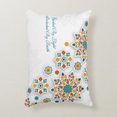 Accent Pillow-Ornamental Islamic Accent Pillow アクセントクッション (正面(垂直))