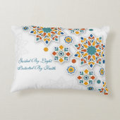 Accent Pillow-Ornamental Islamic Accent Pillow アクセントクッション (裏面)
