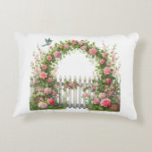 Accent Pillow- Spring Floral Accent Pillow アクセントクッション (裏面)