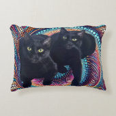 Accent Pillow The Cat's Meow アクセントクッション (正面)