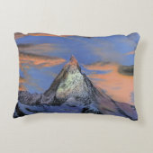 Accent Pillow - "The Matterhorn At Sunset" アクセントクッション (裏面)