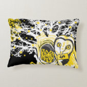 Accent Pillow – Urban Tree Owl & Wealth Surreal  アクセントクッション (裏面)