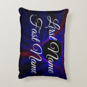 Accented Triangle Geometric Accent Parody Pillow アクセントクッション (裏面(縦))