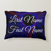 Accented Triangle Geometric Accent Parody Pillow アクセントクッション (裏面)