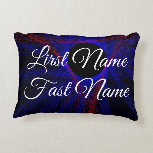 Accented Triangle Geometric Accent Parody Pillow アクセントクッション (裏面)