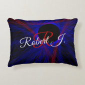 Accented Triangle Geometric Accent Pillow アクセントクッション (正面)