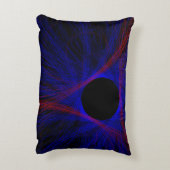 Accented Triangle Geometric Accent Pillow アクセントクッション (裏面(縦))