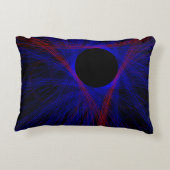 Accented Triangle Geometric Accent Pillow アクセントクッション (裏面)