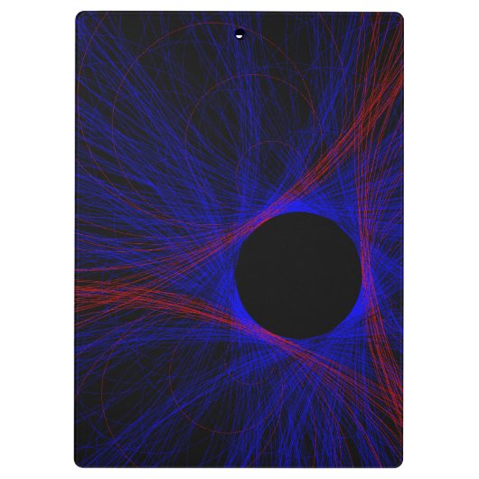 Accented Triangle Geometric Clipboard クリップボード (裏面)