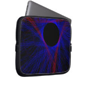 Accented Triangle Geometric Electronics Bag ラップトップスリーブ (正面右)