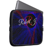 Accented Triangle Geometric Electronics Bag ラップトップスリーブ (正面右)