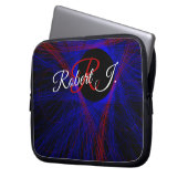 Accented Triangle Geometric Electronics Bag ラップトップスリーブ (正面左)