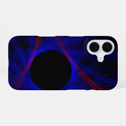 Accented Triangle Geometric iPhone 16 Case 16ケース (裏面横)