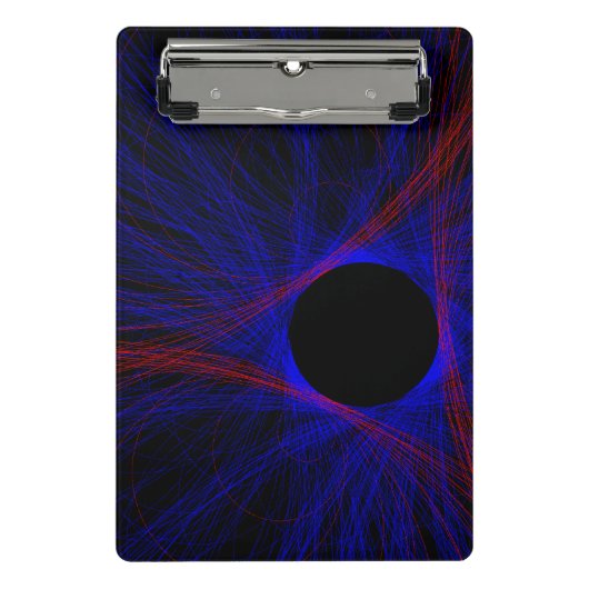 Accented Triangle Geometric Mini Clipboard ミニクリップボード (正面)