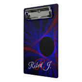 Accented Triangle Geometric Mini Clipboard ミニクリップボード (アングル2)