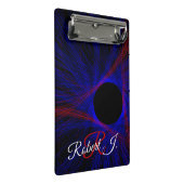 Accented Triangle Geometric Mini Clipboard ミニクリップボード (アングル)