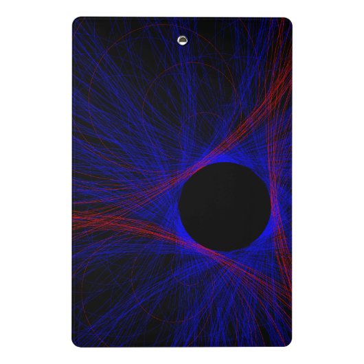 Accented Triangle Geometric Mini Clipboard ミニクリップボード (裏面)