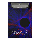 Accented Triangle Geometric Mini Clipboard ミニクリップボード (正面)