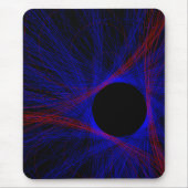 Accented Triangle Geometric Mouse Pad マウスパッド (正面)