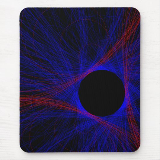 Accented Triangle Geometric Mouse Pad マウスパッド (正面)