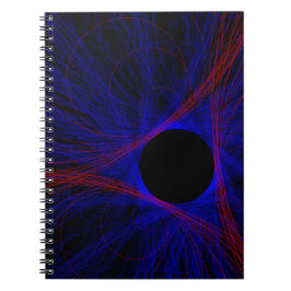 Accented Triangle Geometric Spiral Notebook ノートブック
