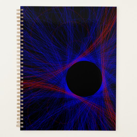 Accented Triangle Geometric Spiral Planner プランナー手帳 (正面)