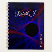 Accented Triangle Geometric Spiral Planner プランナー手帳 (正面)