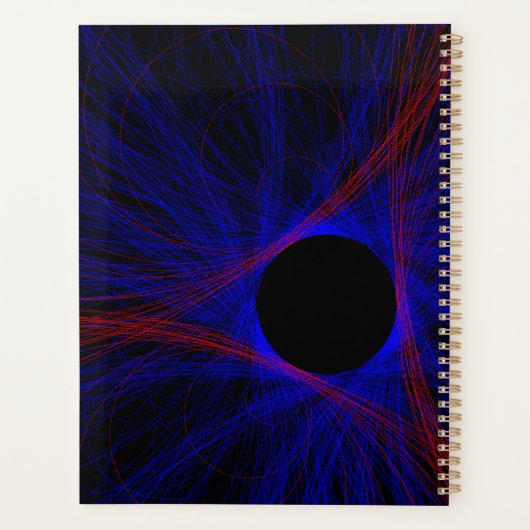 Accented Triangle Geometric Spiral Planner プランナー手帳 (裏面)