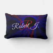 Accented Triangle Geometric Throw Pillow ランバークッション (正面)