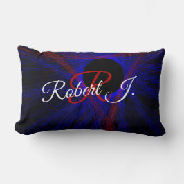 Accented Triangle Geometric Throw Pillow ランバークッション